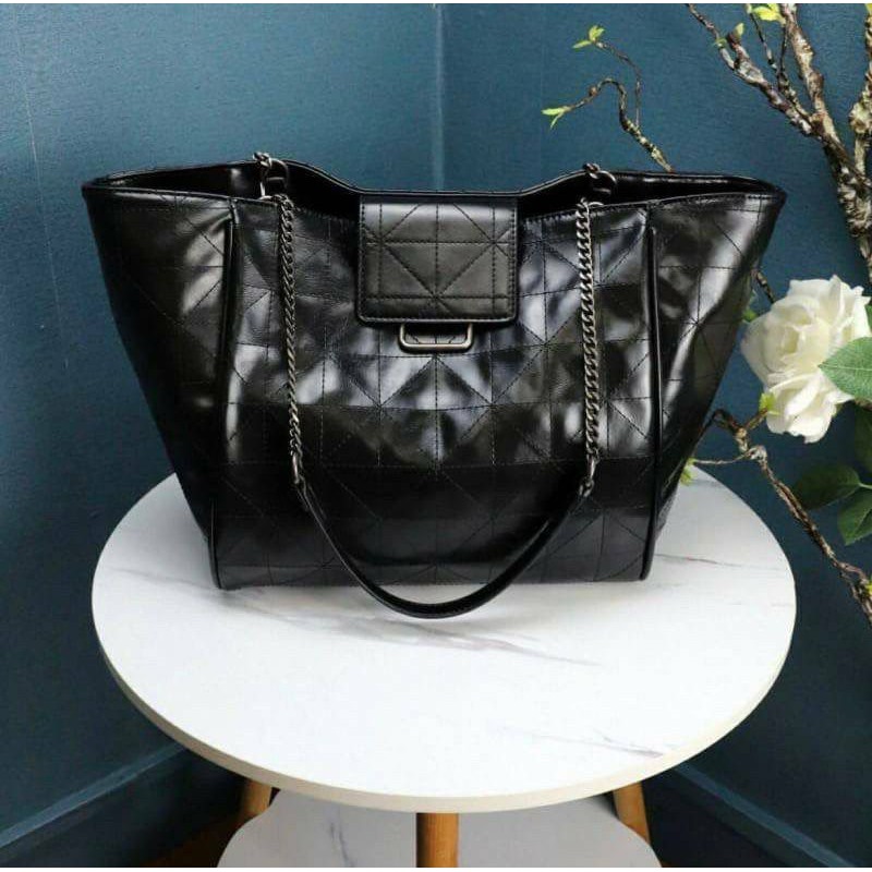 ZR ROCKER TOTE ORI||TOTE BAG ZARA||TOTE BAG IMPORT||TAS ZARA||TAS WANITA