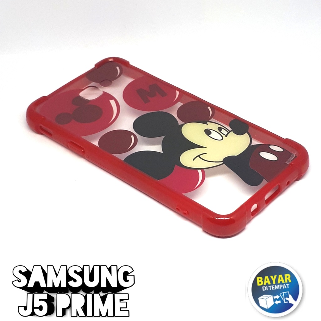 Case Samsung J5 prime Softcase Anticrack Transparan Motif