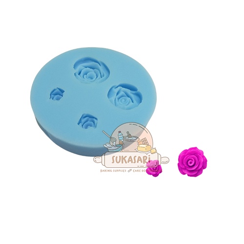 

Silicone mould rose flower no (14) (cetakan bunga mawar)