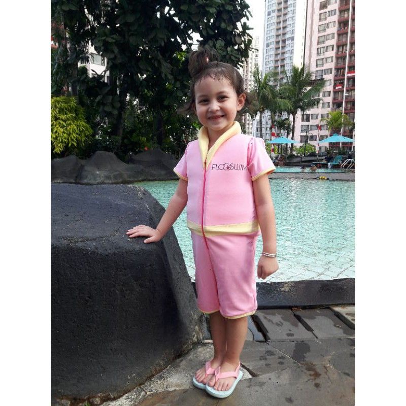 Preloved Cuddle Me Flowswim Baju Berenang Renang Apung Anak Bayi Pelampung Anti