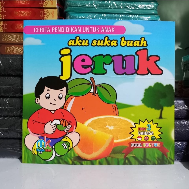 Buku Cerita Pendidikan Untuk Anak Seri Aku Suka Buah - Mengenal Buah / Mengenal Sayur