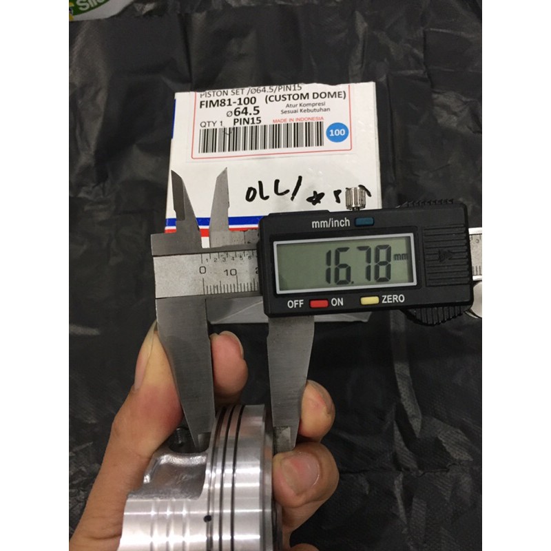 Seher piston kit fim mentah 63.5mm 64mm 64.5mm 65mm pin 13 14 15-3