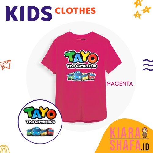 Kiarashafa - Baju Anak / Kaos Anak Tayo