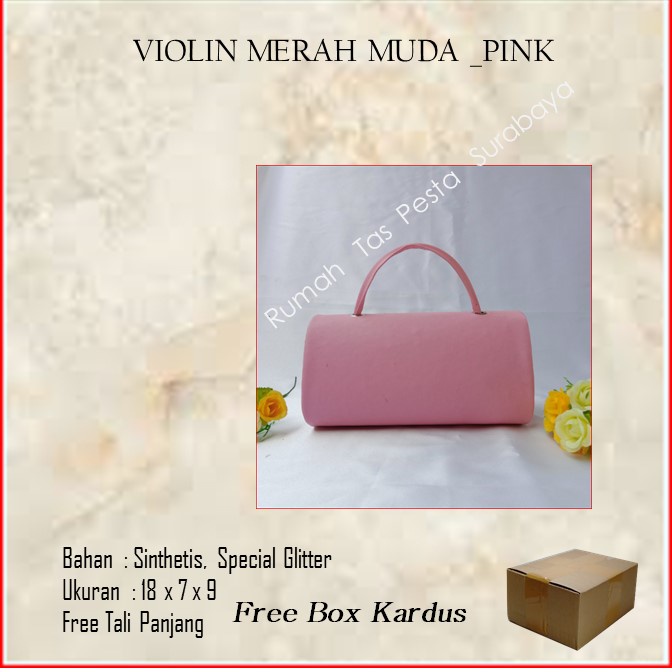 Tas Termurah,Tas Bagus,Tas Unik,VIOLIN PINK