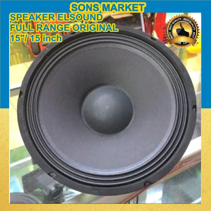 SPEAKER ELSOUND 15 inch FULL RANGE ORIGINAL 15inch 15 in WOOFER