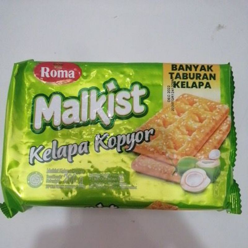 

ROMA MALKIST KELAPA KOPYOR 200 GRAM