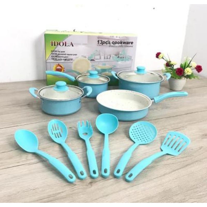 PANCI SET 13PCS COOKWARE IDOLA