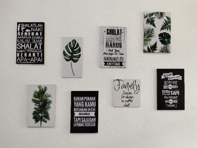 Hiasan Dinding Poster Kayu Al-196