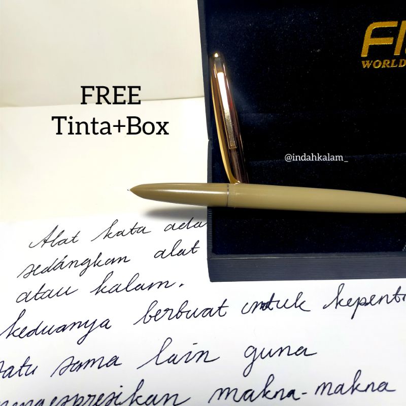 

[LANGKA] Fountain Pen Set Nib Box Pulpen Klasik Kaligrafi Kitab Kalam Ijazah Pen Tutul