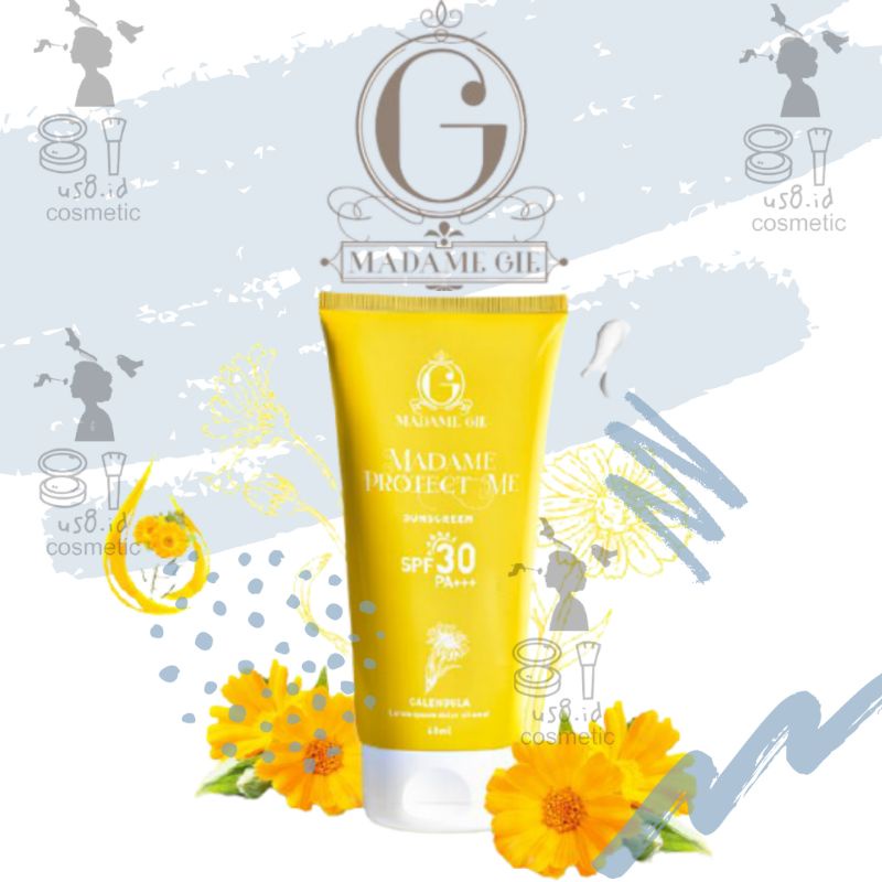 Madame Gie Madame Protect Me Sunscreen SPF 30+++ || madam gie SkinCare || Sunscreen || Madame Protect Me Let's Glow Tinted Sunscreen SPF 50 PA ++++