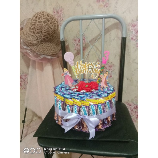 

cake tower snack karakter satu tingkat