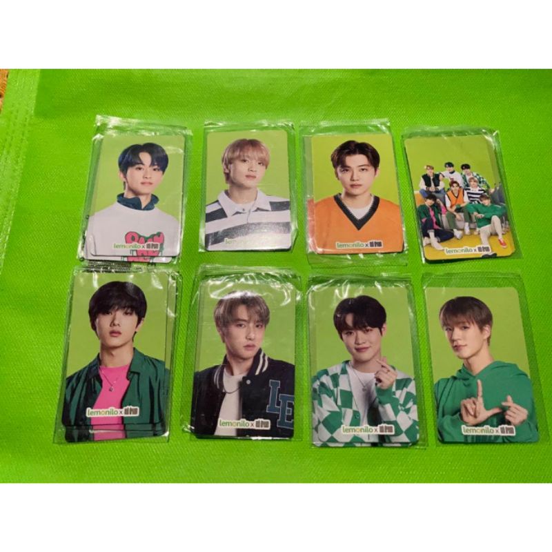 Photocard pc Renjun Haechan grup jisung Jaemin jeno chenle grup nct dream x lemonilo