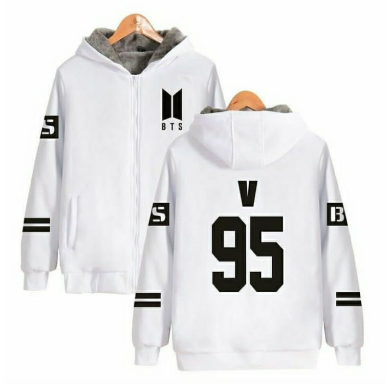 S - XXXXXL(6XL) Jaket SUGA J-HOPE Hoodie JIMIN V RAP ZIPPER KPOP NAMA MEMBER BIGSIZE JUMBO JAKET PRIA WANITA