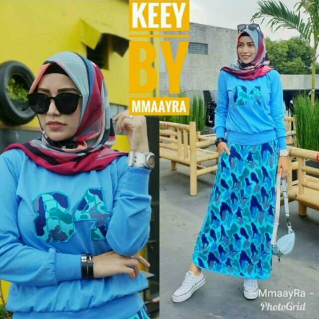 Setelan Wanita Muslim/Setelan Rok Kekinian
