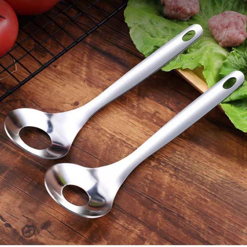 Sendok pembuat bakso stainless steel cetakan bakso meat ball maker mold dapur kitchen pastry bakwan