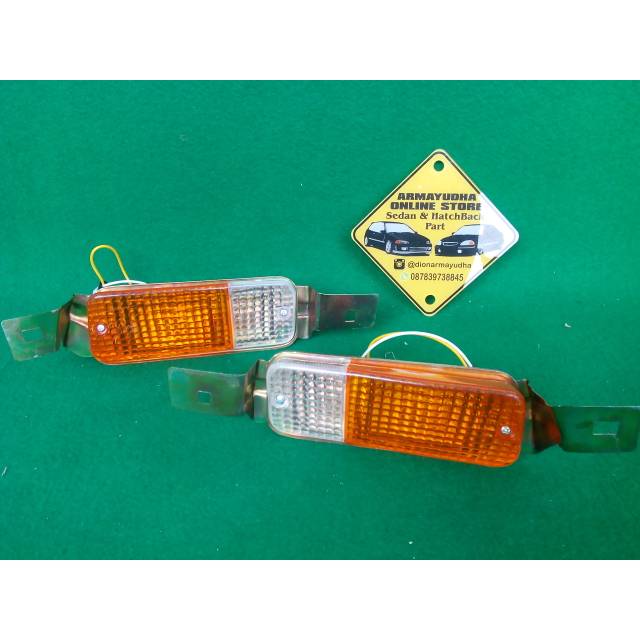 Lampu sein bumper toyota corolla KE30 coret