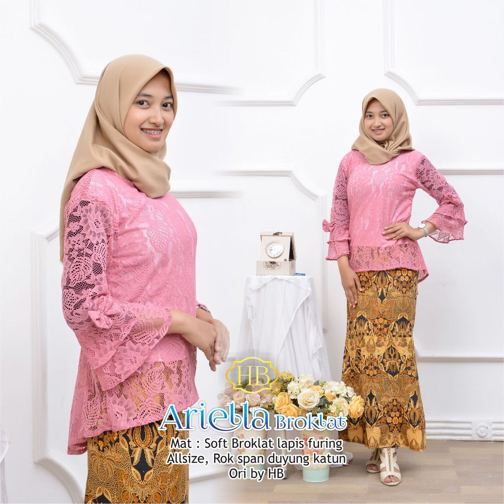 GROSIR BATIK ARIELLA BROKAT