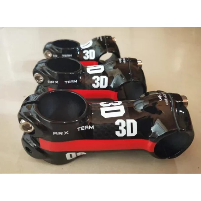 Stem 3D Alloy Carbon Sepeda MTB Road Bike