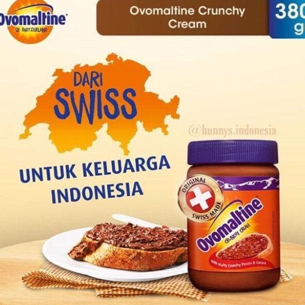 

OVOMALTINE 380 GRAM / SELAI COKELAT OVOMALTINE CRUNCHY 380GR