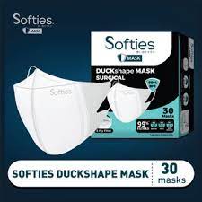 MASKER SOFTIES DUCKSHAPE MASK SURGICAL ( 30 MASK )