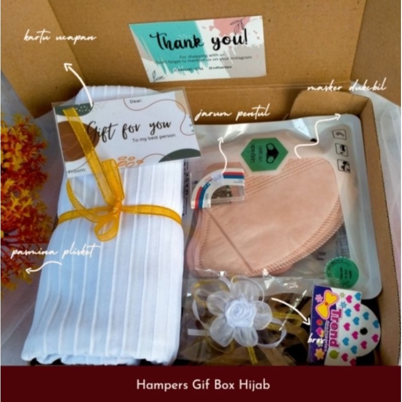 

HAMPERS HIJAB GIFT BOX KADO PAKET MURAH