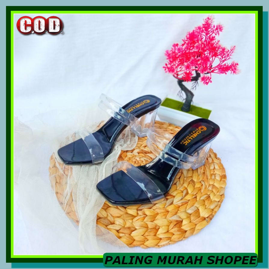 Sepatu Hak Tahu Tinggi Cm Heels Tahu Wanita Import Branded Fresha FS836 High Heels Wanita Mika Jely