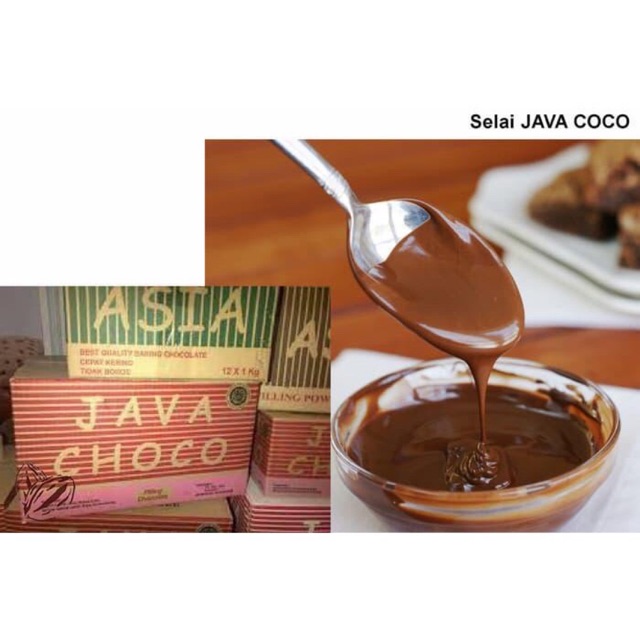 

Selai coklat java choco / java choco repack 250gr