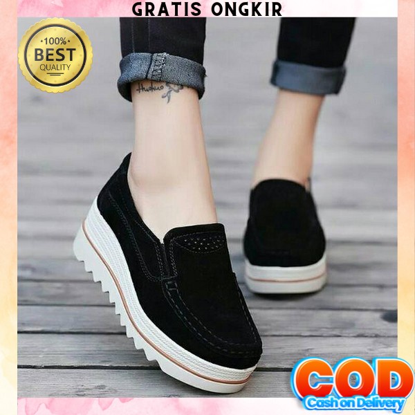 Wedges Wanita Murah Weges Wanita Terbaru Wadges Kekinian Weges Wanita Casual Widges Wegdes Slip Weje