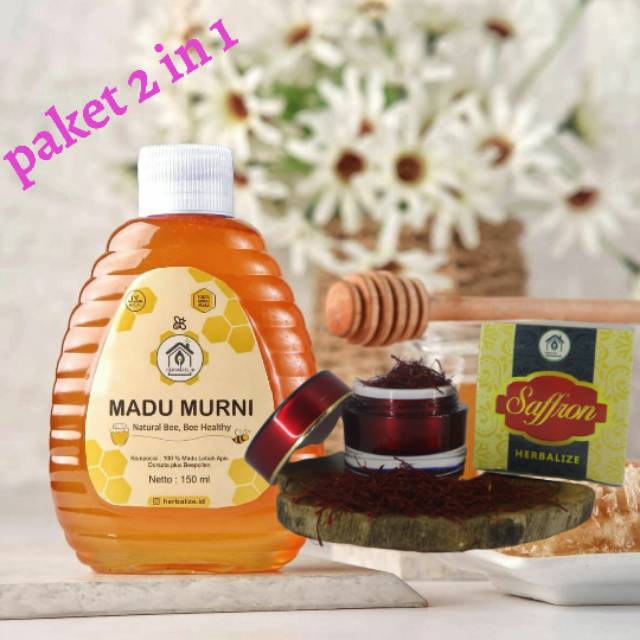 

Promo Paket 2 in 1 Saffron dan Madu Hutan Asli by Herbalize