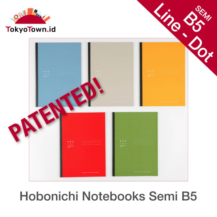 

Mudah Hobonichi Notebook "Note" Semi B5 Terlaris