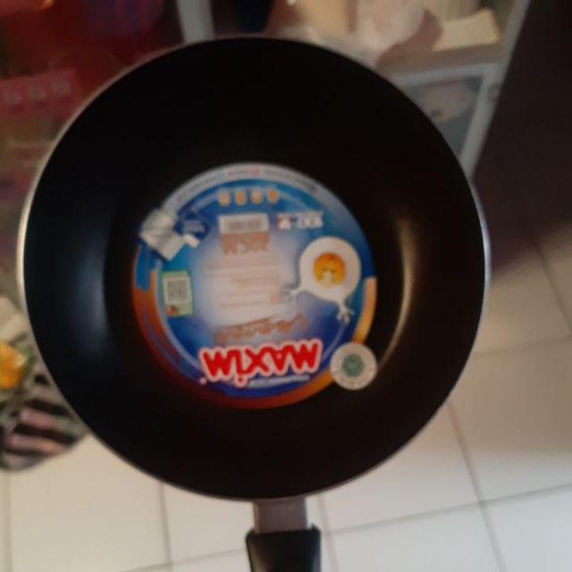 20cm Maxim Anti Lengket Wajan Penggorengan (fry Pan) Teflon 20 Cm Sni Original