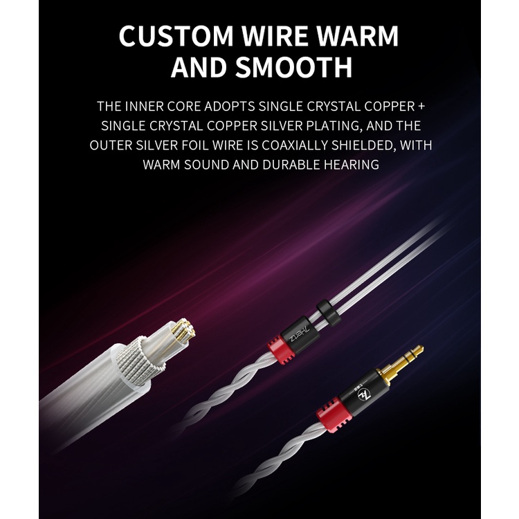 Earphone In Ear 7hertz 7hz Iems 14.2mm Bahan Aluminum Cnc Dengan Kabel Mmcx Bisa Dilepas
