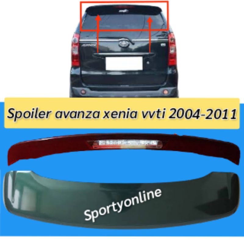 Spoiler toyota avanza vvti 2005 - 2011