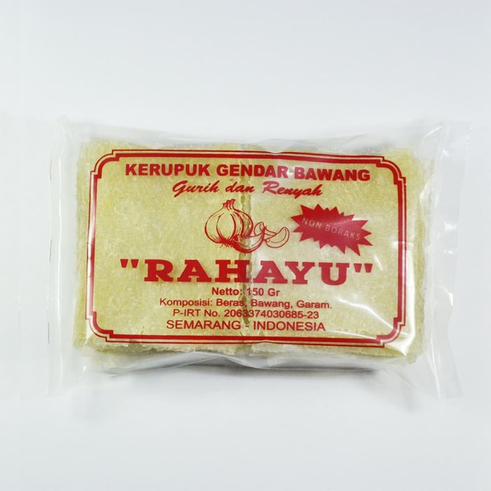 

TERBARU Kerupuk Gendar Bawang Rahayu