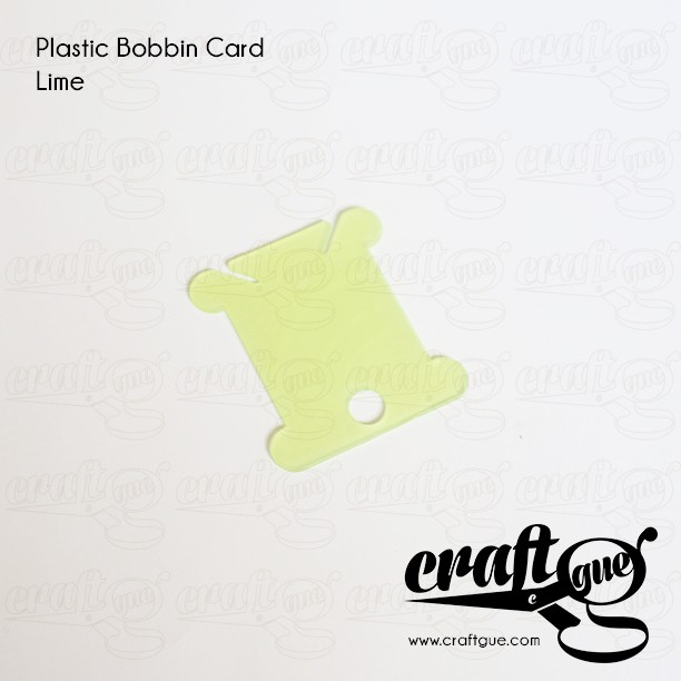 Plastic Bobbin Card/Kartu Gulung Benang Sulam