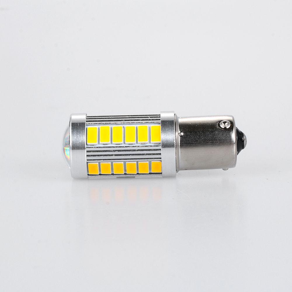 Lampu Bohlam LED Atas Suku Cadang Kendaraan Sein 33SMD 1156 BAU15S