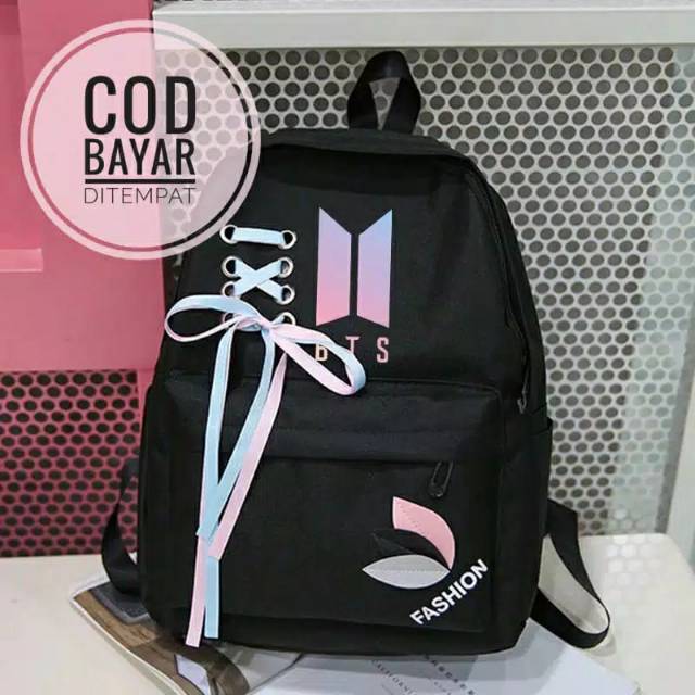 TAS RANSEL BTS PITA/TAS LUCU/TAS CANTIK WANITA