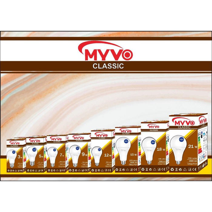 Lampu Myvo Classic - Cahaya Putih