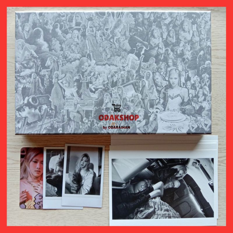 (READY) sharing Rose - First Single Album -R- polaroid poster