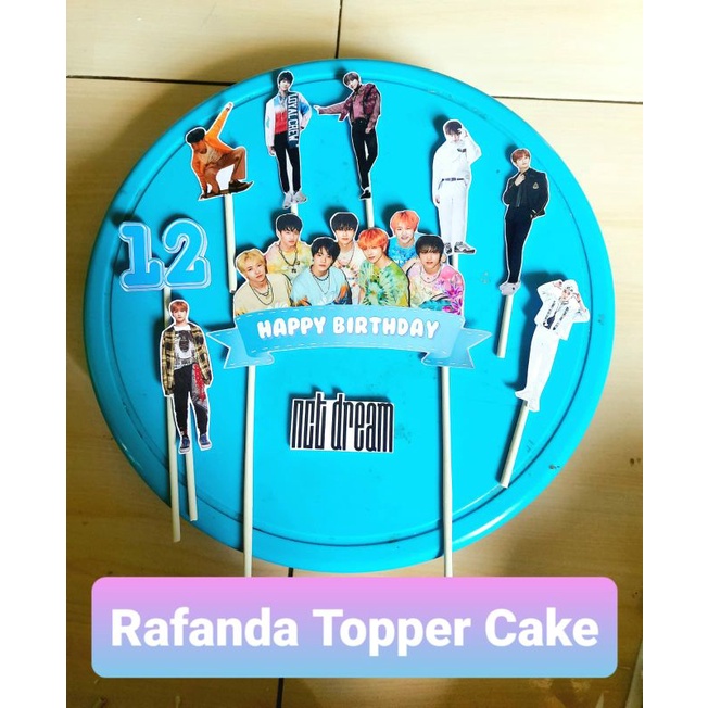 Topper kue ultah Nct dream korea