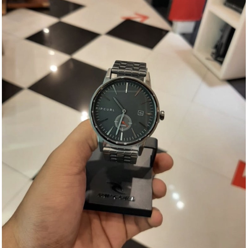 Jam tangan Ripcurl vision Gun metal stainles