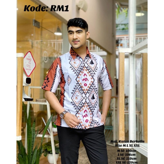 BATIK KODE CELEBES 1 & CELEBES 2 | LONTARA | Kemeja Batik Pria By BATIK LANANG - Batik Khas Makassar