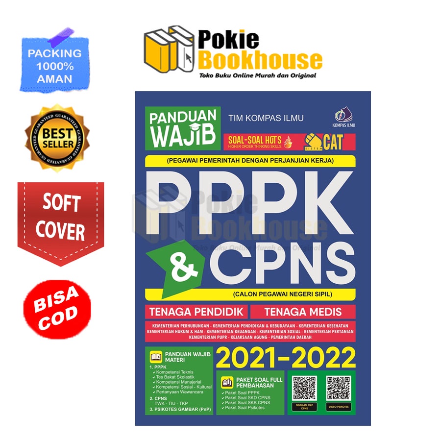 ORIGINAL PANDUAN WAJIB PPPK & CPNS 2021-2022 TIM KOMPAS ILMU