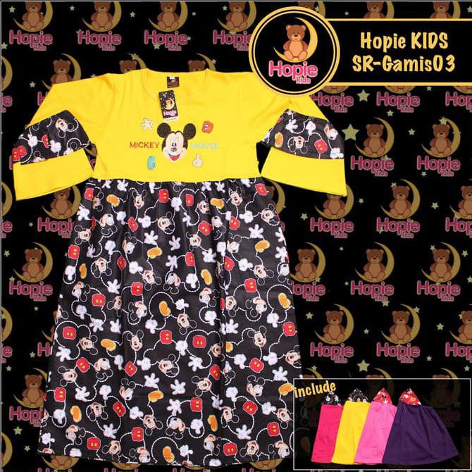 BARANG MURAH GAMIS ANAK CANTIK 'MICKEY MOUSE" (GROSIR)