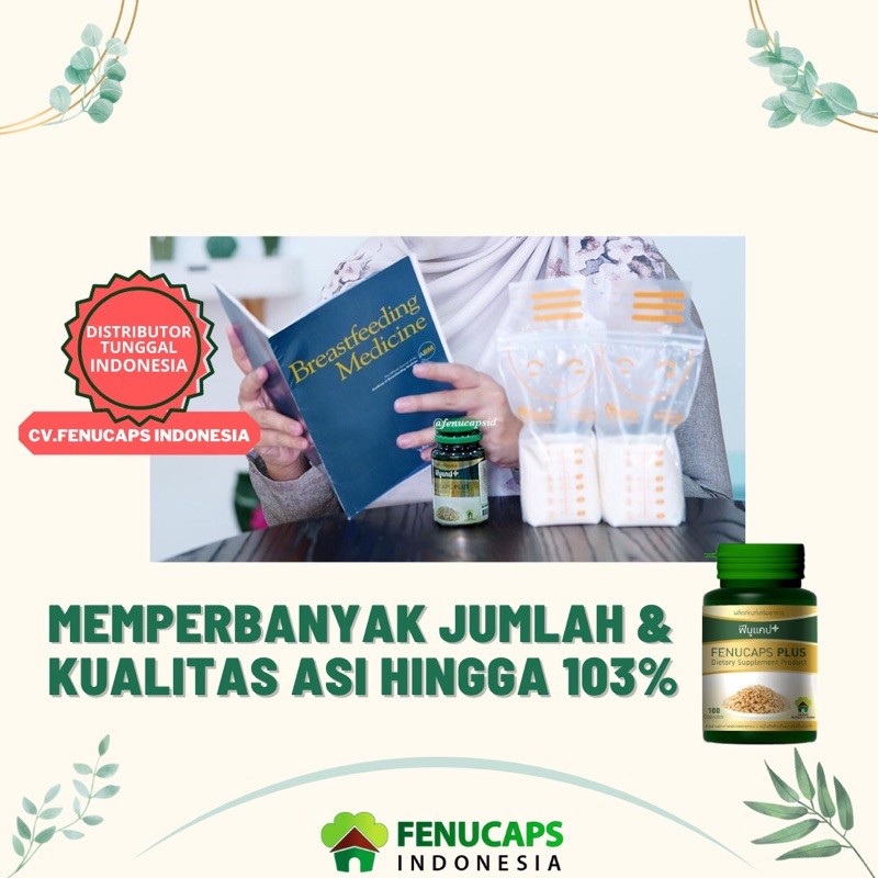 FENUCAPS BREASTFEEDING ASI BOOSTER (PAKET HEMAT 2 BOTOL)