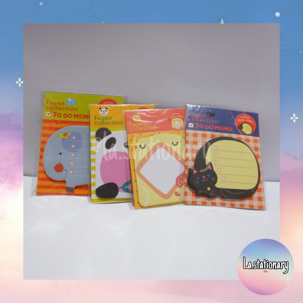 

STICKY NOTES ANIMAL / HEWAN / KARAKTER LUCU MURAH