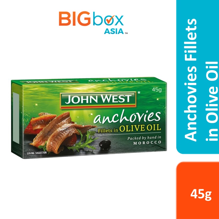 John West Anchovies Fillet Olive Oil 45g