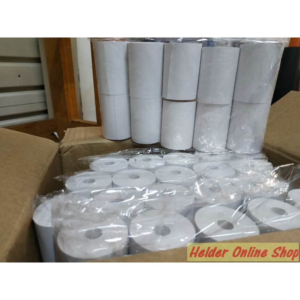 kertas thermal paper roll / Kertas Termal 57 x 40 Coreless PANJANG