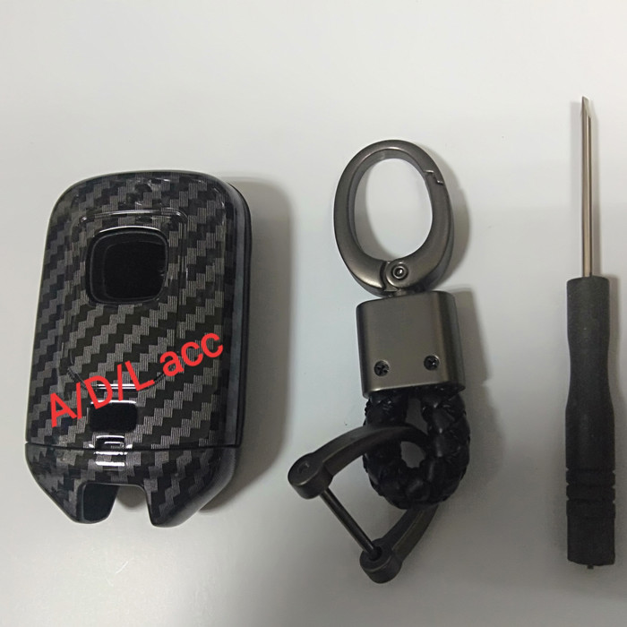 casing kasing KUNCI remot remote mobil honda hrv hr-v carbon SILIKON hitam