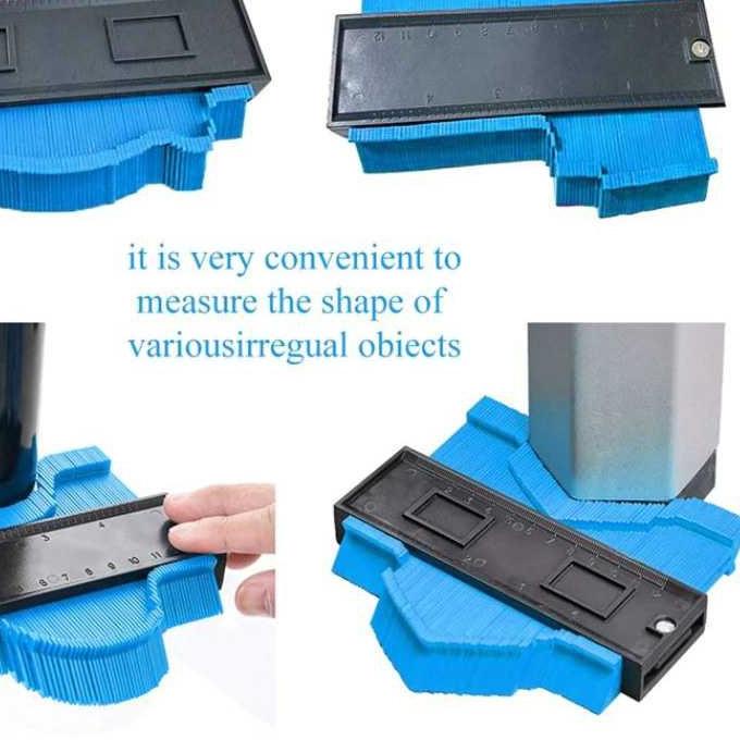 

✧ Contour Duplicator Profile Copy Gauge copy ruller alat copy bentuk Pengukur kontur ✭